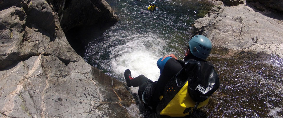 Canyoning dans le Chassezac